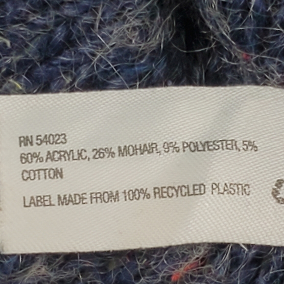 Gap mohair blend striped short sleeve sweater size extra small - Picture 2 of 11